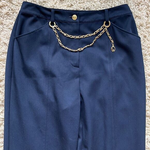 St John Collection by Marie Gray Navy Blue Pants Size 10 EUC - Picture 3 of 16